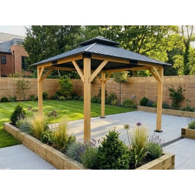 Buckingham Cedar Gazebo 3.6m x 4m